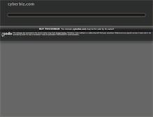 Tablet Screenshot of cyberbiz.com